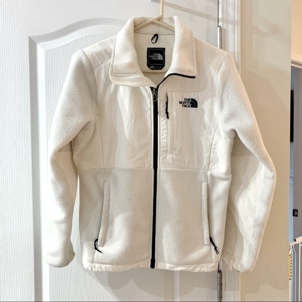 White North Face jacket